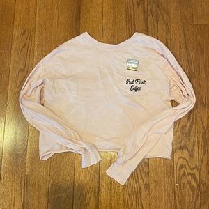 A pick top with a coffee